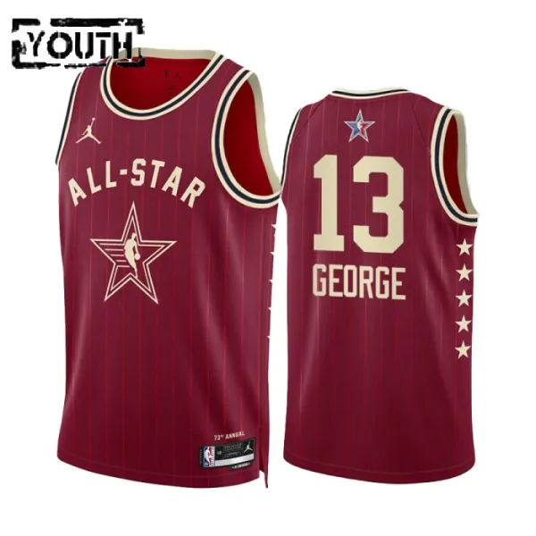 Paul George Lasten Pelipaita All-Star 2024 Swingman Punainen