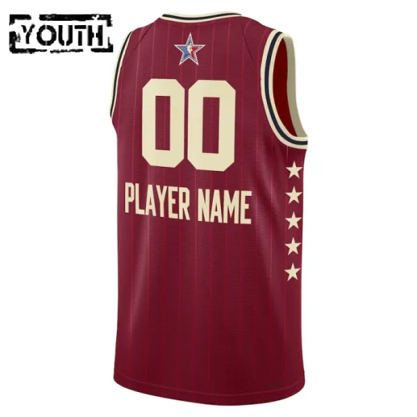 Personoitava Lasten Pelipaita All-Star 2024 Swingman Punainen