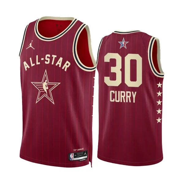 Stephen Curry Miesten Pelipaita All-Star 2024 Swingman Punainen Stephen Curry Miesten Pelipaita All-Star 2024 Swingman Punainen