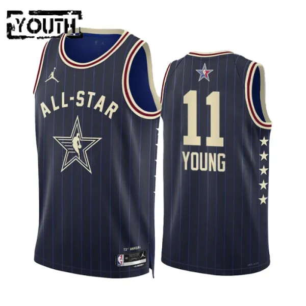 Trae Young Lasten Pelipaita All-Star 2024 Swingman Laivasto