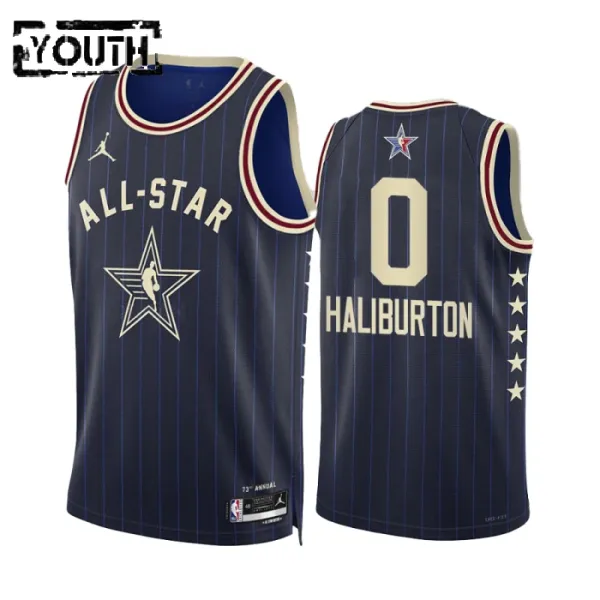 Tyrese Haliburton Lasten Pelipaita All-Star 2024 Swingman Laivasto Tyrese Haliburton Lasten Pelipaita All-Star 2024 Swingman Laivasto