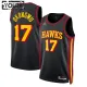 Atlanta Hawks Jordan Onyeka Okongwu 17 Lasten Pelipaita Statement Edition Swingman Musta Atlanta Hawks Jordan Onyeka Okongwu 17 Lasten Pelipaita Statement Edition Swingman Musta