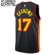 Atlanta Hawks Jordan Onyeka Okongwu 17 Lasten Pelipaita Statement Edition Swingman Musta