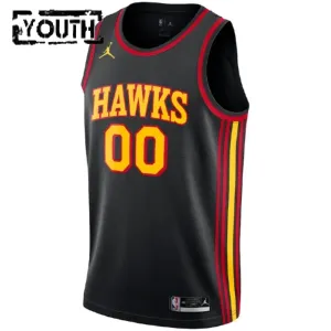 Atlanta Hawks Jordan Personoitava Lasten Pelipaita Statement Edition Swingman Musta