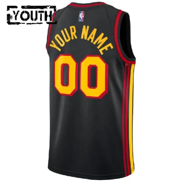 Atlanta Hawks Jordan Personoitava Lasten Pelipaita Statement Edition Swingman Musta