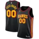 Atlanta Hawks Jordan Personoitava Miesten Pelipaita Statement Edition Swingman Musta Atlanta Hawks Jordan Personoitava Miesten Pelipaita Statement Edition Swingman Musta