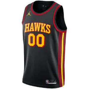 Atlanta Hawks Jordan Personoitava Miesten Pelipaita Statement Edition Swingman Musta