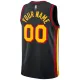Atlanta Hawks Jordan Personoitava Miesten Pelipaita Statement Edition Swingman Musta