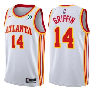 Nike Atlanta Hawks AJ Griffin 14 Miesten Pelipaita Association Edition Swingman Valkoinen Nike Atlanta Hawks AJ Griffin 14 Miesten Pelipaita Association Edition Swingman Valkoinen