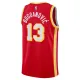 Nike Atlanta Hawks Bogdan Bogdanovic 13 Miesten Pelipaita Icon Edition Swingman Punainen