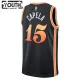 Nike Atlanta Hawks Clint Capela 15 Lasten Pelipaita City Edition 2022-23 Swingman Musta