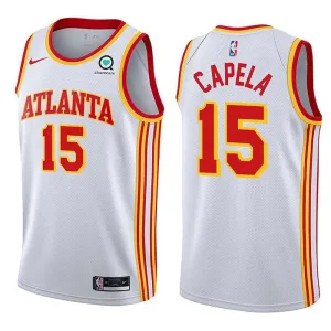 Nike Atlanta Hawks Clint Capela 15 Miesten Pelipaita Association Edition Swingman Valkoinen Nike Atlanta Hawks Clint Capela 15 Miesten Pelipaita Association Edition Swingman Valkoinen
