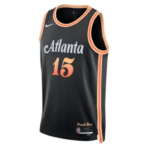 Nike Atlanta Hawks Clint Capela 15 Miesten Pelipaita City Edition 2022-23 Swingman Musta