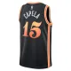 Nike Atlanta Hawks Clint Capela 15 Miesten Pelipaita City Edition 2022-23 Swingman Musta