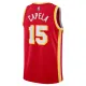 Nike Atlanta Hawks Clint Capela 15 Miesten Pelipaita Icon Edition Swingman Punainen