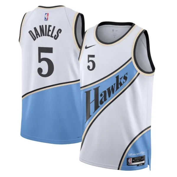 Nike Atlanta Hawks dyson Daniels Miesten Pelipaita City Edition 2024-25 Swingman Valkoinen Nike Atlanta Hawks dyson Daniels Miesten Pelipaita City Edition 2024-25 Swingman Valkoinen