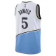 Nike Atlanta Hawks dyson Daniels Miesten Pelipaita City Edition 2024-25 Swingman Valkoinen