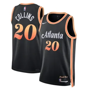 Nike Atlanta Hawks John Collins 20 Miesten Pelipaita City Edition 2022-23 Swingman Musta