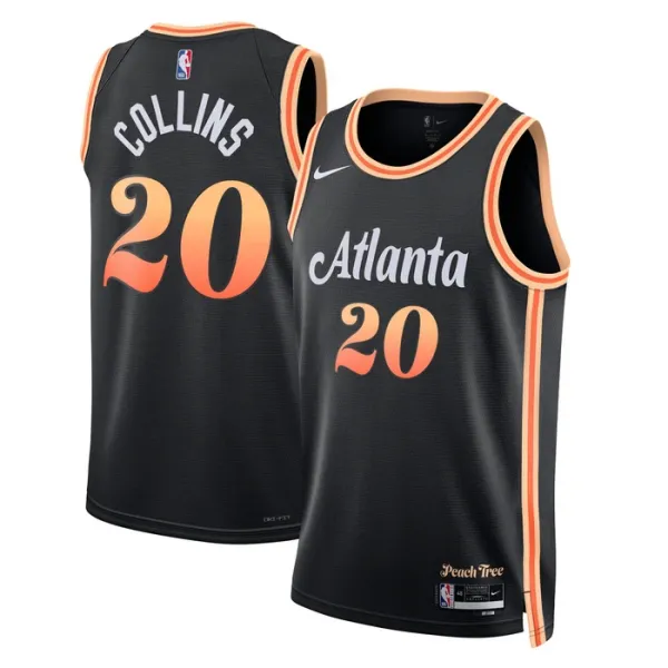 Nike Atlanta Hawks John Collins 20 Miesten Pelipaita City Edition 2022-23 Swingman Musta Nike Atlanta Hawks John Collins 20 Miesten Pelipaita City Edition 2022-23 Swingman Musta