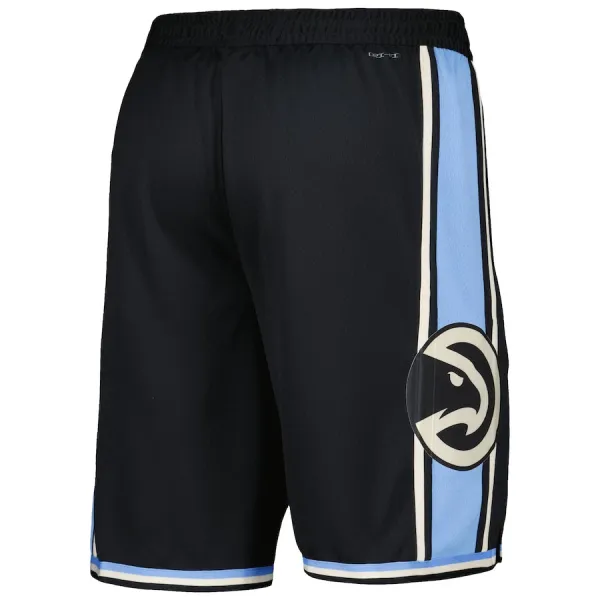 Nike Atlanta Hawks Miesten Shortsit City Edition 2023-24 Swingman Musta