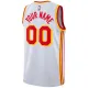 Nike Atlanta Hawks Personoitava Miesten Pelipaita Association Edition Swingman Valkoinen