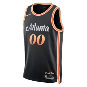 Nike Atlanta Hawks Personoitava Miesten Pelipaita City Edition 2022-23 Swingman Musta