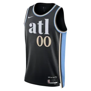 Nike Atlanta Hawks Personoitava Miesten Pelipaita City Edition 2023-24 Swingman Musta
