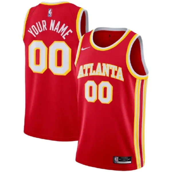 Nike Atlanta Hawks Personoitava Miesten Pelipaita Icon Edition Swingman Punainen Nike Atlanta Hawks Personoitava Miesten Pelipaita Icon Edition Swingman Punainen