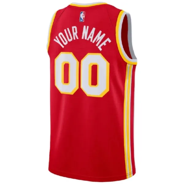 Nike Atlanta Hawks Personoitava Miesten Pelipaita Icon Edition Swingman Punainen