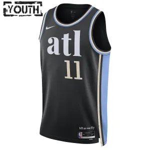 Nike Atlanta Hawks Trae Young Lasten Pelipaita City Edition 2023-24 Swingman Musta