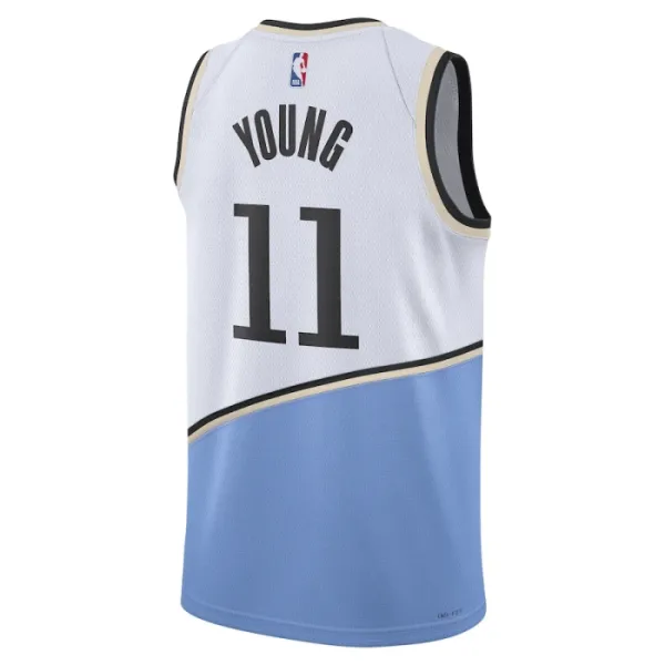 Nike Atlanta Hawks Trae Young Miesten Pelipaita City Edition 2024-25 Swingman Valkoinen