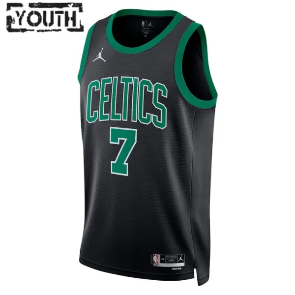 Boston Celtics Jordan Jaylen Brown 7 Lasten Pelipaita Statement Edition Swingman Vihreä