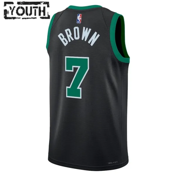 Boston Celtics Jordan Jaylen Brown 7 Lasten Pelipaita Statement Edition Swingman Vihreä
