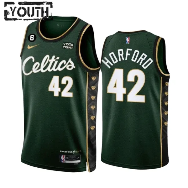 Nike Boston Celtics AL Horford 42 Lasten Pelipaita City Edition 2022-23 Swingman Vihreä Nike Boston Celtics AL Horford 42 Lasten Pelipaita City Edition 2022-23 Swingman Vihreä