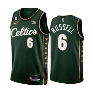 Nike Boston Celtics Bill Russell 6 Miesten Pelipaita City Edition 2022-23 Swingman Vihreä Nike Boston Celtics Bill Russell 6 Miesten Pelipaita City Edition 2022-23 Swingman Vihreä
