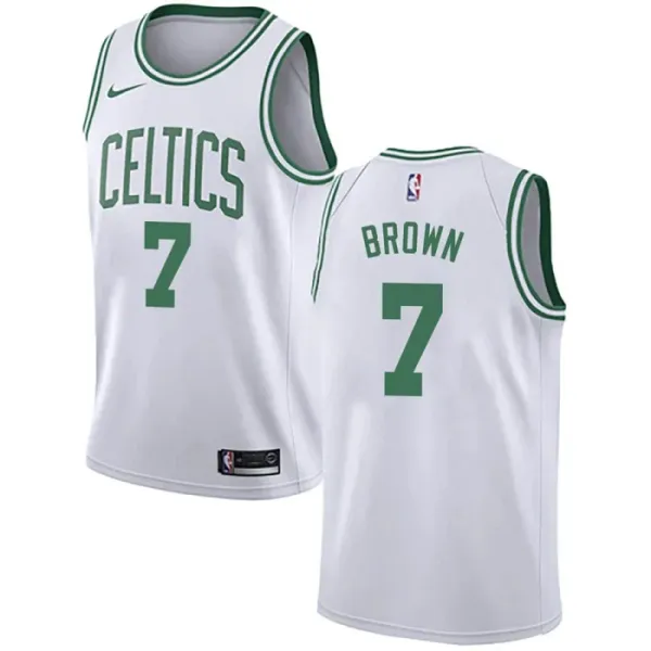 Nike Boston Celtics Jaylen Brown 7 Miesten Pelipaita Association Edition Swingman Valkoinen Nike Boston Celtics Jaylen Brown 7 Miesten Pelipaita Association Edition Swingman Valkoinen