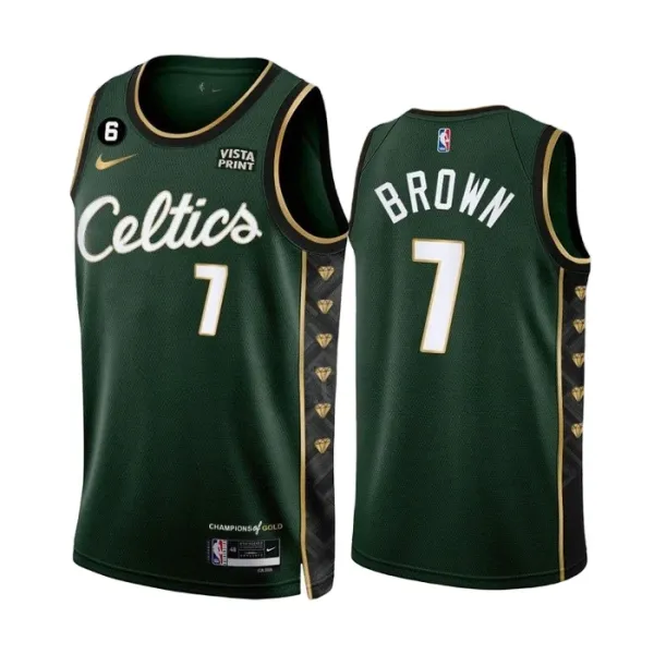 Nike Boston Celtics Jaylen Brown 7 Miesten Pelipaita City Edition 2022-23 Swingman Vihreä Nike Boston Celtics Jaylen Brown 7 Miesten Pelipaita City Edition 2022-23 Swingman Vihreä