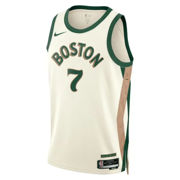 Nike Boston Celtics Jaylen Brown 7 Miesten Pelipaita City Edition 2023-24 Swingman Valkoinen