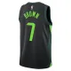 Nike Boston Celtics Jaylen Brown Miesten Pelipaita City Edition 2024-25 Swingman Musta