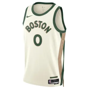 Nike Boston Celtics Jayson Tatum Miesten Pelipaita City Edition 2023-24 Swingman Valkoinen