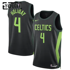 Nike Boston Celtics Jrue Holiday Lasten Pelipaita City Edition 2024-25 Swingman Musta