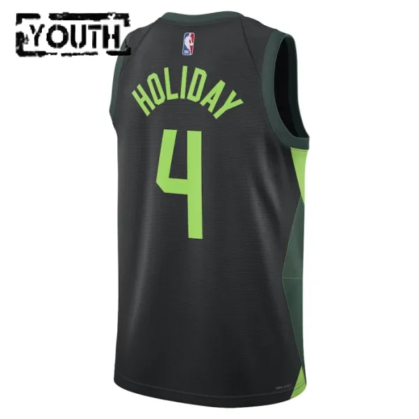 Nike Boston Celtics Jrue Holiday Lasten Pelipaita City Edition 2024-25 Swingman Musta