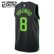 Nike Boston Celtics Kristaps Porzingis Lasten Pelipaita City Edition 2024-25 Swingman Musta