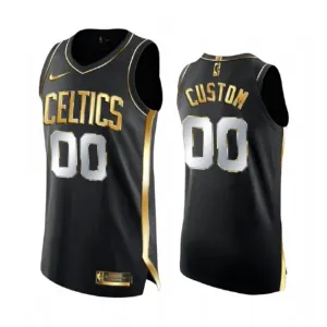 Nike Boston Celtics Limited Personoitava Miesten Pelipaita Golden Edition Swingman Musta Nike Boston Celtics Limited Personoitava Miesten Pelipaita Golden Edition Swingman Musta