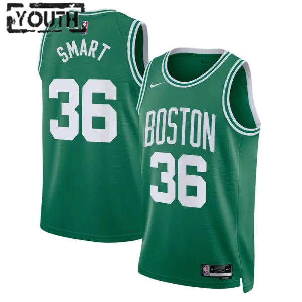 Nike Boston Celtics Marcus Smart 36 Lasten Pelipaita Icon Edition Swingman Nike Boston Celtics Marcus Smart 36 Lasten Pelipaita Icon Edition Swingman