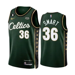 Nike Boston Celtics Marcus Smart 36 Miesten Pelipaita City Edition 2022-23 Swingman Vihreä Nike Boston Celtics Marcus Smart 36 Miesten Pelipaita City Edition 2022-23 Swingman Vihreä