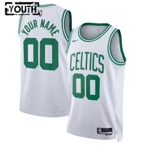 Nike Boston Celtics Personoitava Lasten Pelipaita Association Edition Swingman Valkoinen