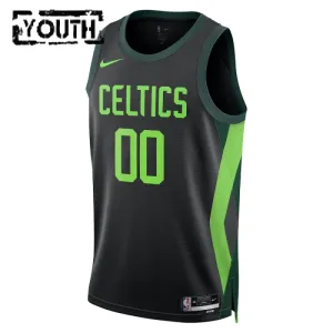 Nike Boston Celtics Personoitava Lasten Pelipaita City Edition 2024-25 Swingman Musta