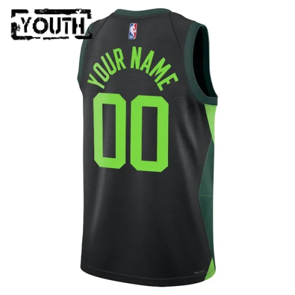 Nike Boston Celtics Personoitava Lasten Pelipaita City Edition 2024-25 Swingman Musta