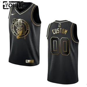 Nike Boston Celtics Personoitava Lasten Pelipaita Golden Edition Swingman Musta Nike Boston Celtics Personoitava Lasten Pelipaita Golden Edition Swingman Musta